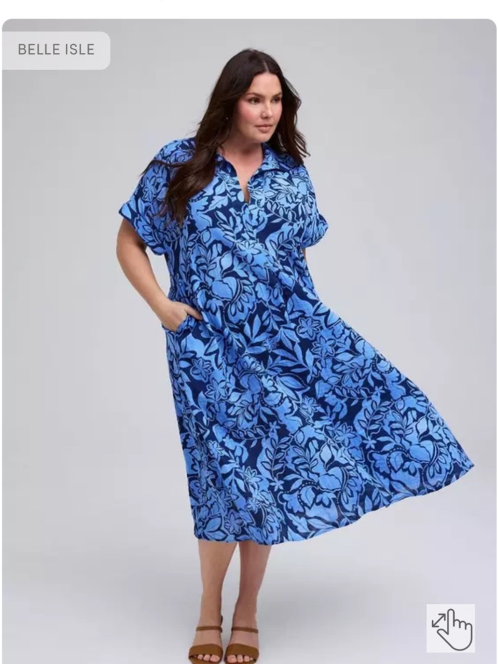 torrid Belle Isle Popover Dolman Midi Dress • Size 0, L, 12